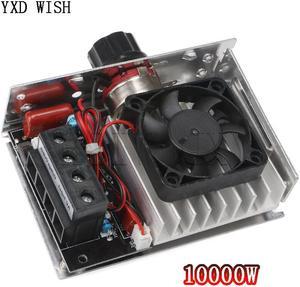 Régulateur de vitesse de moteur SCR AC 10000 V 110V, 220 W, Ultra-haute puissance, régulateur électronique de vitesse de gradation avec ventilateur