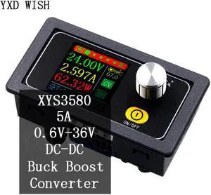 Buck  convertisseur XYS3580 CC, 0.6-36V, 5a, CV, Module d'alimentation, tension réglable, Variable d'alimentation régulée en laboratoire