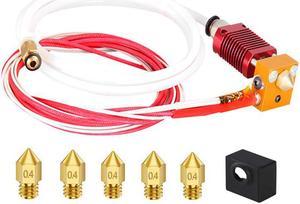 Ender-3 J-head CR10 Hotend Extrude With 0.4/1.75mm Nozzle+ Silicone Cover+1Meter PTFE tube 12/24V heating kit 3D Printer Part