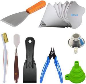 Resin Funnel Filter Cup Metal UV Curing Photon Cleaning Shovel Spatula 3D Accessories Kit trimming tool for SLA 3D Printer