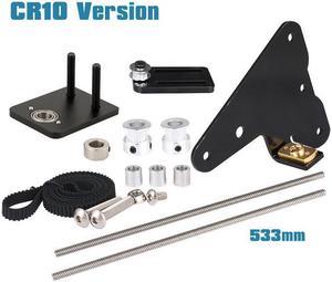 3D Printer Parts Upgrade Kits Creality Ender 3/CR10 Dual Z Axis T8 Lead Screw Kits Bracket Aluminum Profile WIth Belt Pulley