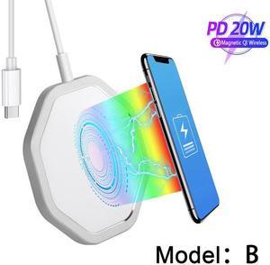 Chargeur magnétique sans fil Portable 20W coussinet de charge pour Iphone 13 12 Pro Max Samsung S21 Huawei
