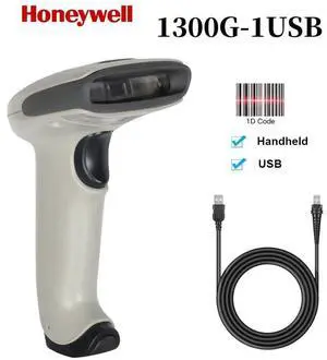 Honeywe,ll 1300G-1USB Handheld Corded 1D Imager Barco,de Scann,er With USB Cable US