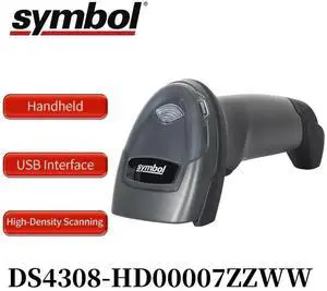Symb,ol DS4308-HD Handheld 1D/2D Barco,de Scann,er - Black - DS4308-HD00007ZZWW