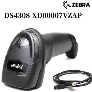 Zeb,ra DS4308-XD00007VZAP Standard Range 1D 2D Barco,de Scann,er W/ USB Cable US