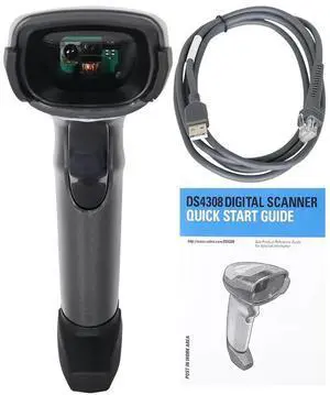 Zebr,a DS4308-HD00007ZZWW Handheld 1D/2D Barco,de Scann,er With USB cable