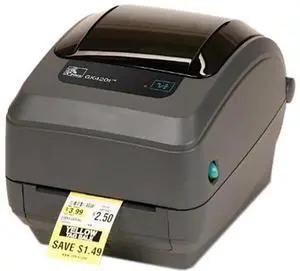 Ze bra GK420t 4" Desktop Thermal Transfer Label Printer, 203 dpi, USB, Ethernet, EPL, ZPLII - GK42-102210-000