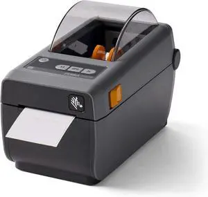 Ze bra ZD410 Direct Thermal Label Printer | USB & Ethernet Connectivity | 2 Inch Print Width | ZD41022-D01E00EZ