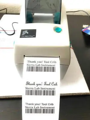 Ze bra LP2824 Plus Label Printer with USB & Serial P/N: 282P-201110-000