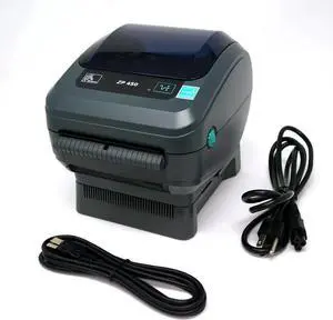 Ze bra ZP 450 Label Thermal Monochrome Bar Code Printer ZP450-0501-0006A