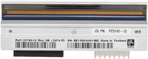 P1004233 P23742-12 Printhead for Ze bra 110Xi4 Label Printer 600dpi Print Head