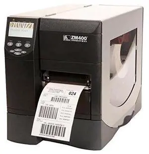 Ze bra ZM400 ZM400-2001-0000T Monochrome Direct Thermal/Thermal Transfer Desktop Label Printer, 203 DPI, 4.09" Print Width, 10 in/sec Print Speed
