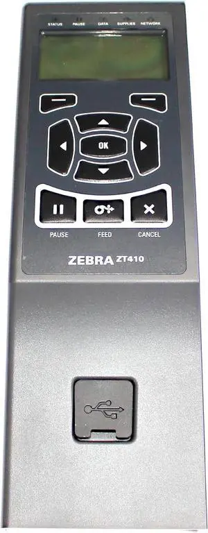 P1058930-001 Monochrome Control Panel for Ze bra ZT410 Thermal Label Printer 203dpi 300dpi 600dpi