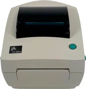 Ze bra LP2844 Direct Thermal Label Bar code Printer USB Serial Parallel 2844-20300-0021, Bundlle with AC Adapter