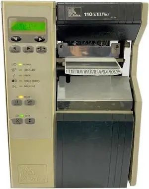 Ze bra 110Xi III Plus 112-741-00000 Bar code Label Tag Thermal Printer 200DPI