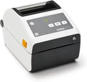 Ze bra ZD420 White Thermal Transfer Label Printer (Bluetooth, USB, Ethernet Interface)