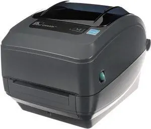 Ze bra GX420t Thermal Transfer Desktop Printer Print Width of 4 in USB Serial and Parallel Port Connectivity GX42-102510-000