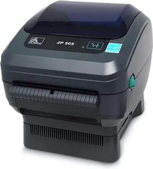 Ze bra ZP 505 Label Direct Thermal Bar Code Ze bra Label Printer ZP505 | USB, Serial, and Parallel Connectivity 203 DPI Resolution | Includes Jetset Software