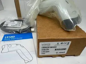 Ze,bra Motor,ola Sym,bol LS1203-CR10001R Bar,code LASER Scan,ner w USB Cable