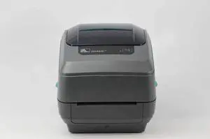 Ze bra GX420t Monochrome Desktop Direct Thermal/Thermal Transfer Label Printer with Fast Ethernet Technology, 6 in/s Print Speed, 203 dpi Print Resolution, 4.09" Print Width, 100-240V AC