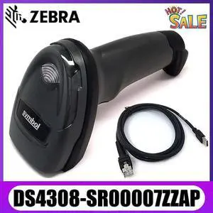 Ze,bra Sym,bol DS4308-SR00007ZZAP 2D Handheld Bar,code Scan,ner Reader W/ USB Cable