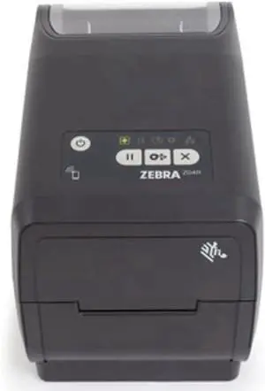 Ze bra Thermal Transfer Printer (74M) ZD411; 203 dpi, USB, USB Host, Modular Connectivity Slot, BTLE5, US Cord, Swiss Font, EZPL