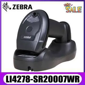 Ze,bra Sym,bol LI4278-SR20007WR 1D Handheld Bar,code Scan,ner W/ USB Cable & Cradle
