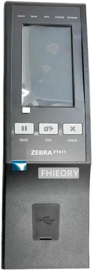 P1105147-001 Front Control Panel for Ze bra ZT411 Thermal Bar code Printer 203dpi 300dpi 600dpi Genuine