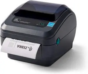 Ze bra GX420d Direct Thermal Desktop Printer Print Width of 4 in USB Serial and Parallel Port Connectivity GX42-202510-000