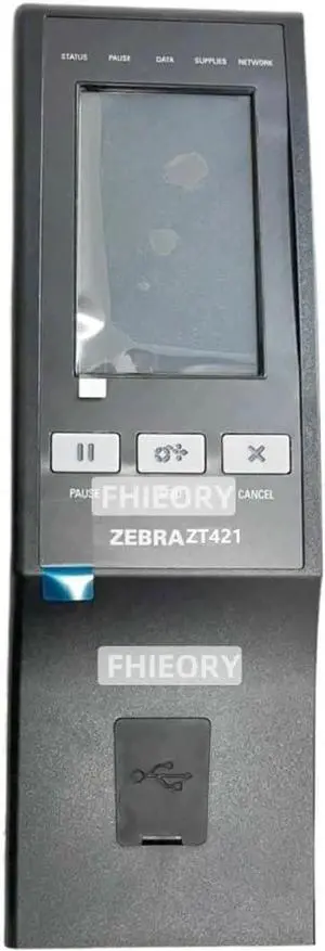 P1105147-002 Front Control Panel for Ze bra ZT421 Thermal Bar code Printer 203dpi 300dpi Genuine