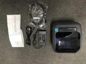 Ze bra GX420d Ethernet Printer GX42-202410-000 W/Adapter, Power, USB Cables & Print