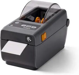 Ze bra ZD410 Direct Thermal Monochrome Desktop Printer - Wired Thermal Printer with 2" Print Width - Office Desk Printer with USB Ethernet Connectivity