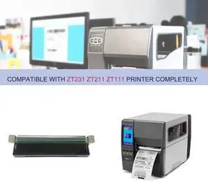 New Thermal Print Head For Ze bra ZT231 ZT211 ZT111 Thermal Bar code Label Printer P1123335-057 300DPI