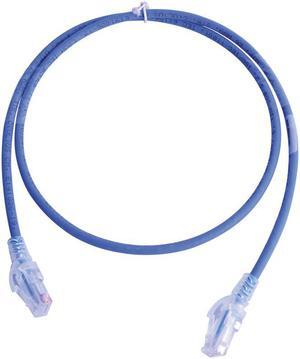 Ethernet Patch Cord MC6 Modular CAT6 UTP, CM/LS0H, 3ft, Blue