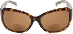 "The Fashionista" Women's Designer Bifocal Sunglasses +2.00 Tortoise