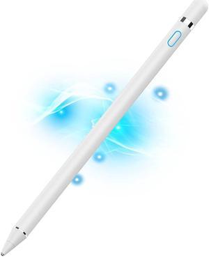 Active Stylus Digital Pen for Touch Screens, Rechargeable 1.5mm Fine Point  Stylus Smart Pencil Compatible with iPhone/iPad Pro/Mini/Air/Android and