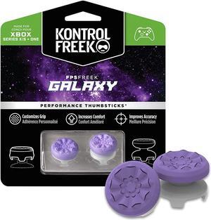 KontrolFreek FPS Freek Galaxy Purple for Xbox One and Xbox Series X/S Controller | 2 Performance Thumbsticks | 1 High-Rise, 1 Mid-Rise | Purple
