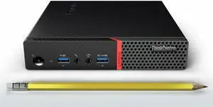 Lenovo ThinkCentre M910q 10MV0013US Desktop Computer - Intel Core i7 (7th Gen) i7-7700T 2.90 GHz - 8 GB DDR4 SDRAM - 512 GB SSD - Windows 10 Pro 64-bit (English) - Tiny - Black