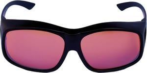 Extra Large Sunglasses that Fit Over Prescription Glasses Featuring (HD) Blue Blocker Lenses for Men and Women Matte