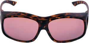 Extra Large Sunglasses that Fit Over Prescription Glasses Featuring (HD) Blue Blocker Lenses for Men and Women Tortoise