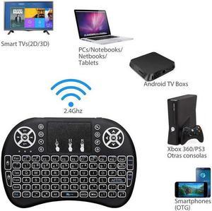 Speedex 2.4G Wireless i8 Mini Keyboard With 3 color Backlit