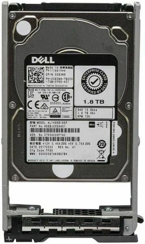 383N9 Dell 1.8Tb Sas 10K 12Gbps 4Kn 2.5In Sff Hard Drive 0383N9 Al14seb18ep 383N9 Dell 1.8Tb Sas 10K 12Gbps 4Kn 2.5In Sff Hard Drive 0383N9 Al14seb18ep