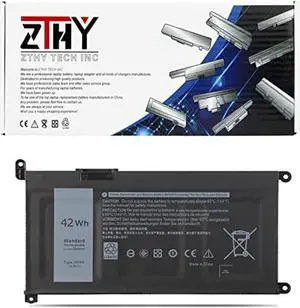 Jpfmr Laptop Battery Compatible With Dell Chromebook 3400 3100 2-In-1 5488 5493 5593 P90f Series Notebook 0Jpfmr 7Mt0r 7Mtor 16Dph 7T0d3 07T0d3 Dn33x Rdnp5 11.4V 42Wh 3Cell