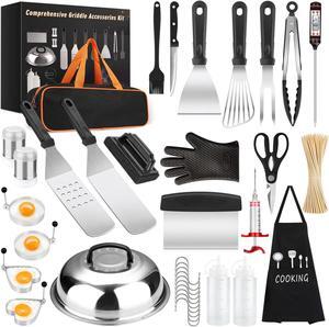 Stainless steel barbecue tool set, suitable for camping, tail party for men and women on Father's Day.