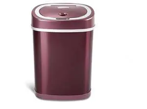 Wenger Infrared Sensor Kitchen Trash Can 15L Stainless Steel, Fingerprint-Resistant, Low-Noise, Microcomputer Controlled, Fast Automatic Lid for Home Organization