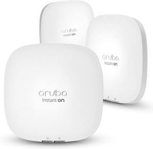 Aruba R4W01A#ABA Instant On AP22 (US) 2x2 Wi-Fi 6 Indoor Access Point (3-Pack)