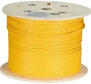 Black Box CAT6A Bulk Cable Stranded UTP 650 MHz CM PVC PoE 1000 ft