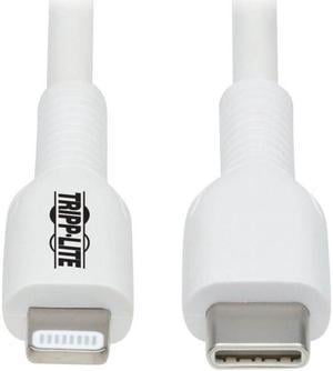 Tripp Lite USB-C to Lightning Sync-Charge Cable (M-M), MFi Certified, White, 2 m (6.6 ft.)