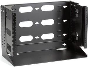 Black Box Wallmount Rack 12" with Swing Bracket and Adjustable Shelf