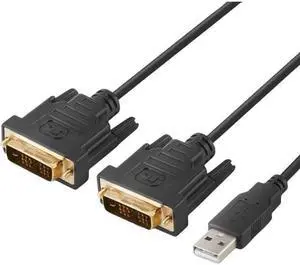 Belkin Modular DVI Dual Head Host Cable 6 Feet Belkin Modular DVI Dual Head Host Cable 6 Feet
